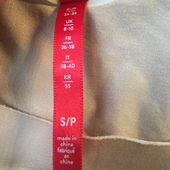 Spanx bodysuit in a tan cream color size Small Petite - Picture 10 of 12